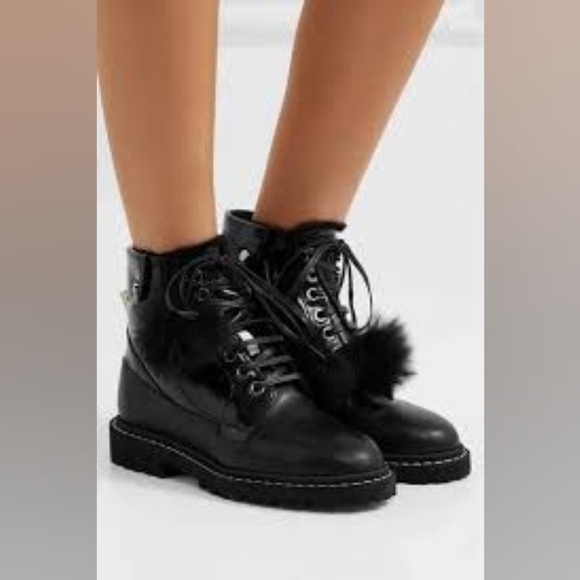 Jimmy Choo Sz 39 Black Voyager Boot - Picture 6 of 8